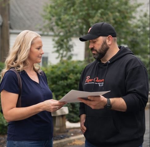 Paper Chasers LLC courier and field work photo 2